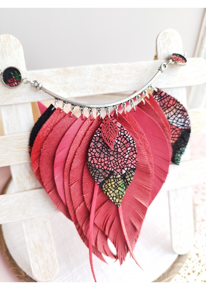 leather necklace