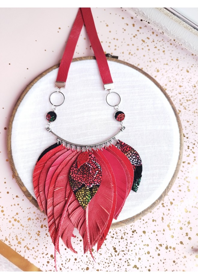 leather necklace