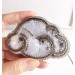 beaded cloud brooch gray 