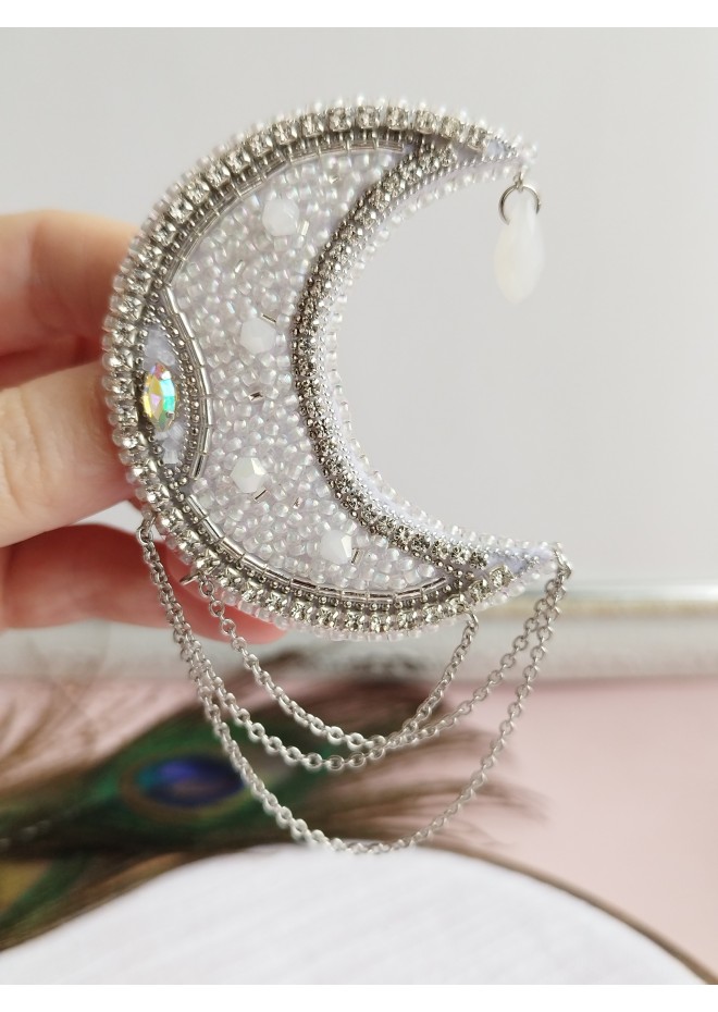 beaded brooch month