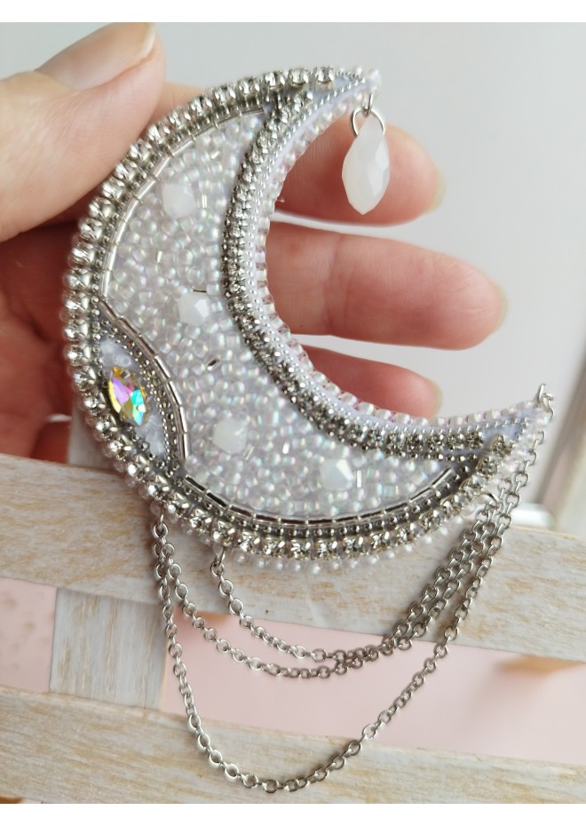 beaded brooch month