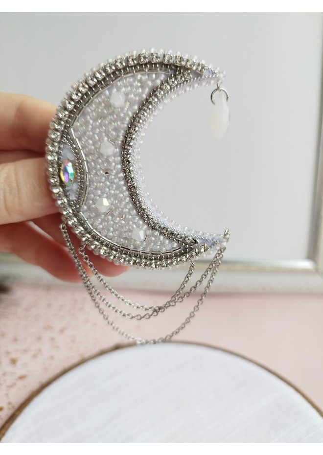 beaded brooch month