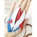 Multi layered earrings made from genuine leather