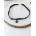 genuine leather choker necklace