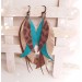  long dangle leaf earrings