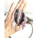 leather feather earrings pink genuine leather jewelry 