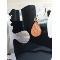 medium drop earrings genuine leather jewelry  stud earrings