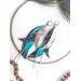 long leather feather earrings genuine leather jewelry animalprint 
