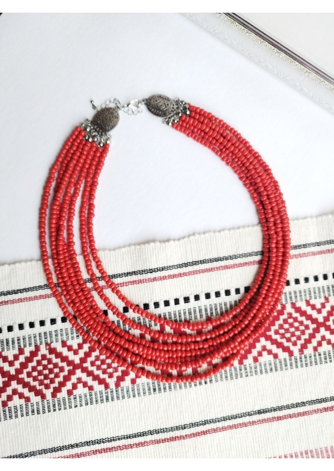 traditional Ukrainian beaded jewelry