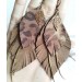 brown gold long feathers earrings genuine leather jewelry 