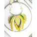 bright neon yellow and green evening jewelry