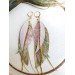 Multi layered earrings made from genuine leather
