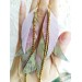Multi layered earrings made from genuine leather