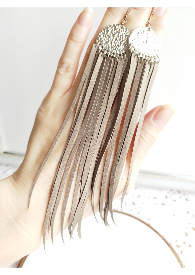 extra long genuine leather jewelry