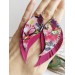 Long feathers earrings genuine leather jewelry  